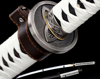 Hand-forged Japanese katana Backable Samurai Sword 1060 steel