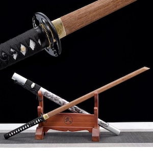 Handmade wooden anime swords cosplay katana Training knife Samurai Sword
