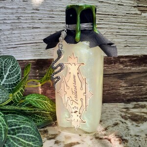 Veritaserum Truth Serum Magic Potion | Color Changing Glass Potion Bottle | Apothecary Decor | Witch & Wizard Prop Collectible