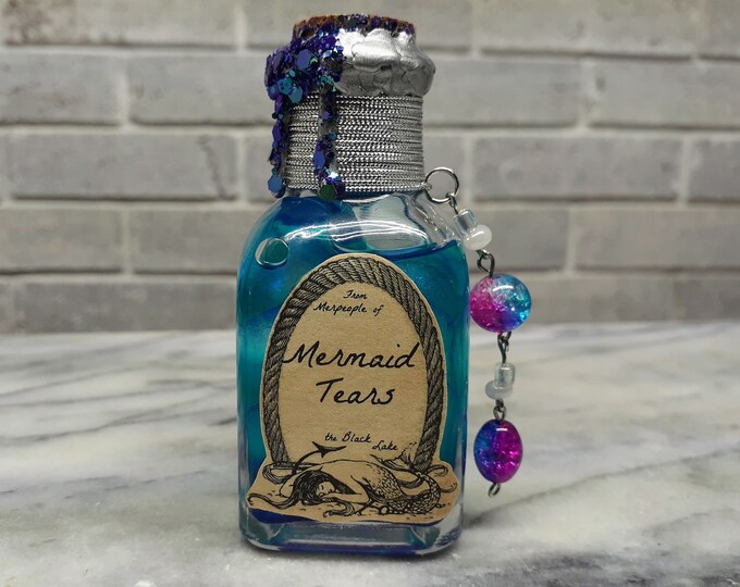 Mermaid Tears Magical Color Changing Glass Potion Apothecary - Etsy