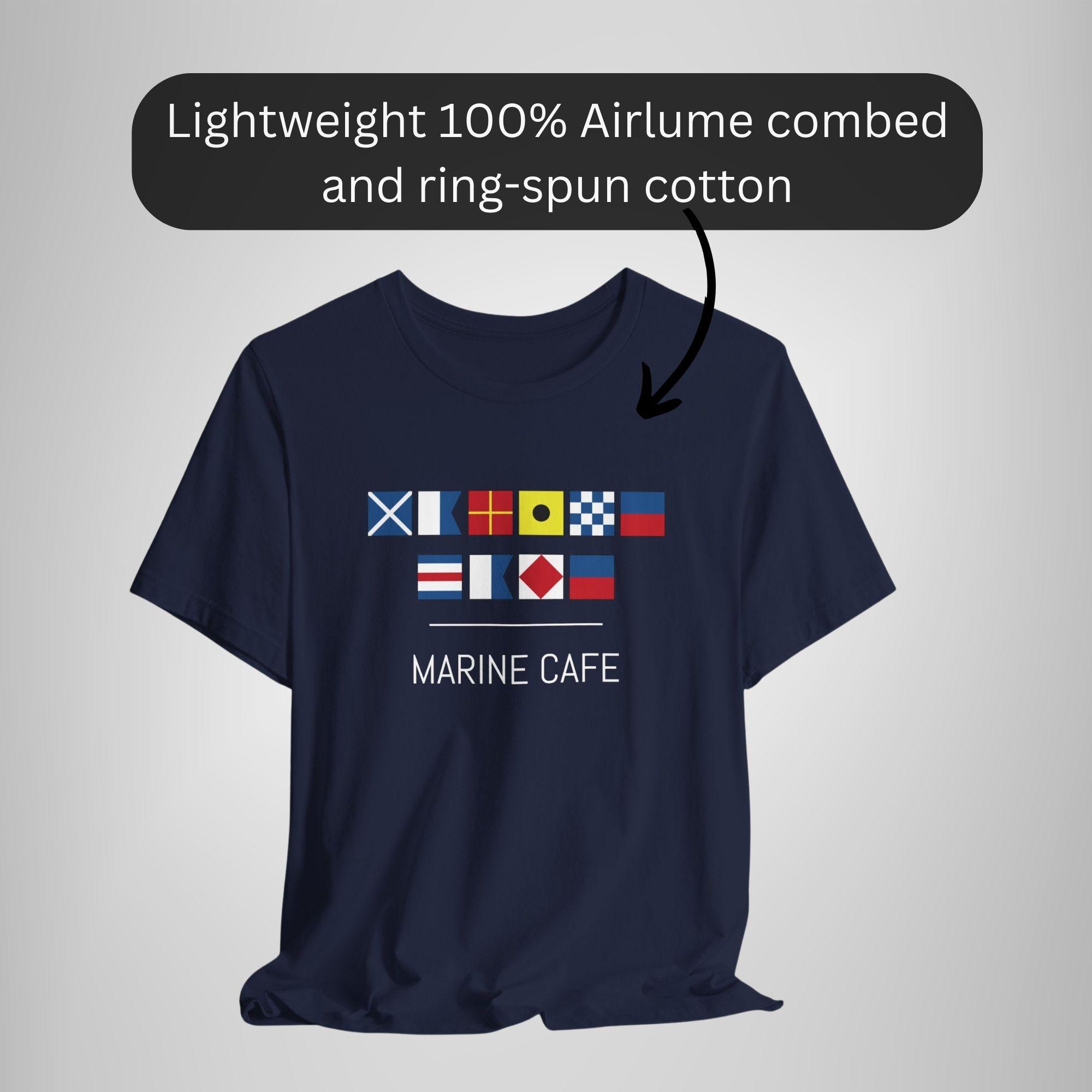 Custom Nautical Flags Shirt, Personalized Sailing T-shirt, Boat