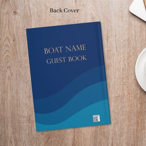 Boat Owner Logbook, Captain's Log Book, Boat Guest Book, Yacht Guestbook, Gift for Boat Owners, Boating Gift, Sailing Notebook image 4