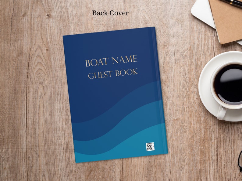 Boat Owner Logbook, Captain's Log Book, Boat Guest Book, Yacht Guestbook, Gift for Boat Owners, Boating Gift, Sailing Notebook image 4