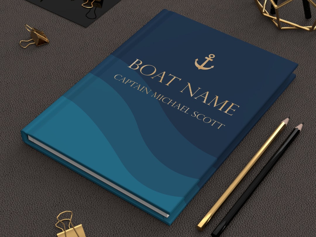 Boat Log Book Boat Owner Log Book Captain's Log Boat Etsy