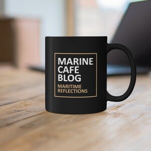 Marine Cafe Blog Mug, Nautical Mug, Coffee Mug, Coffee Cup image 5