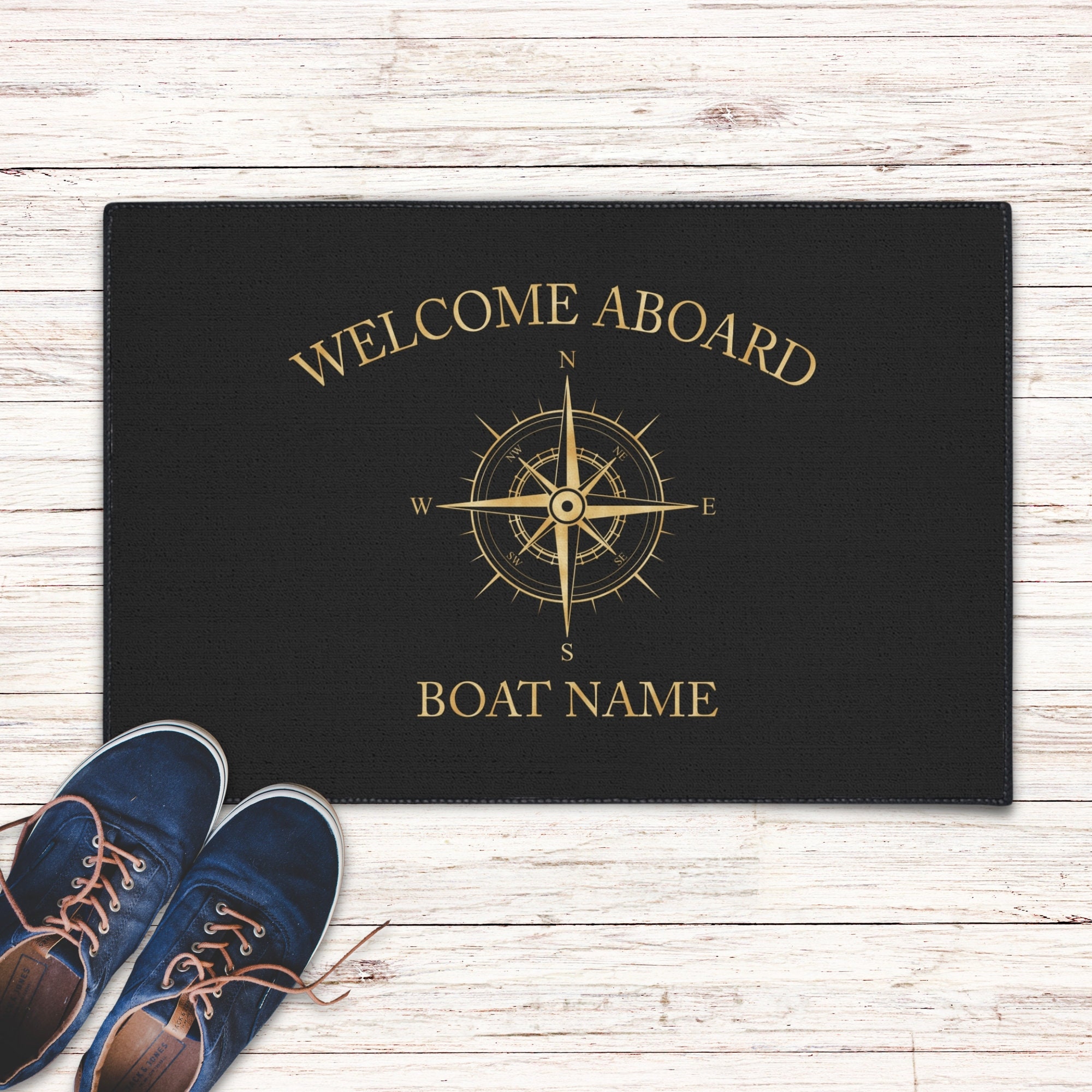 Boat Owner Heavy Duty Floor Mat, Custom Mat, Personalized Boat