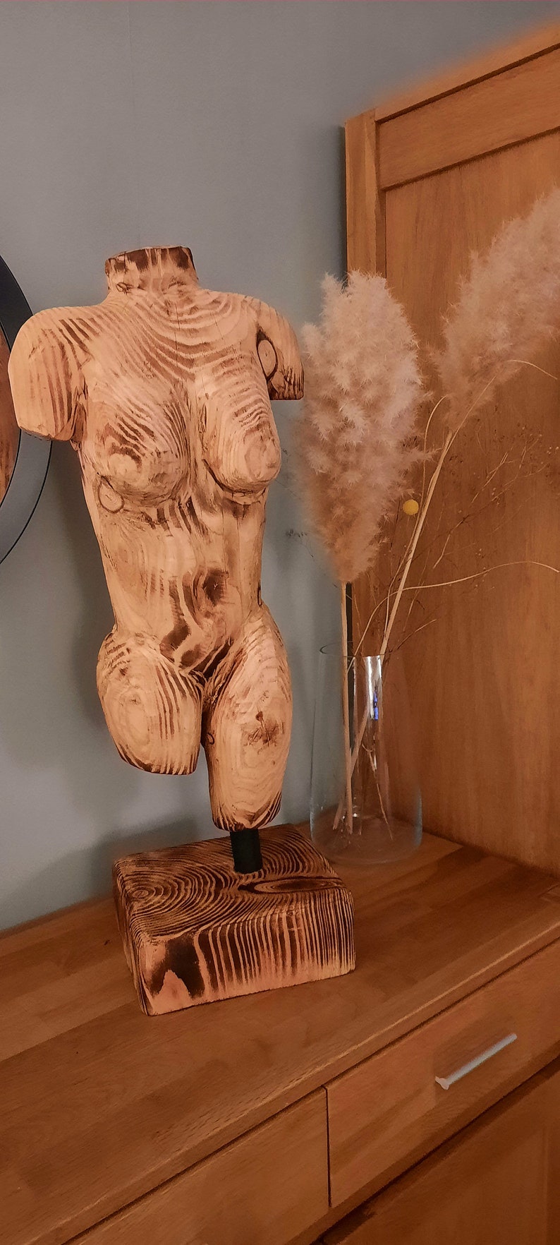 Holzskulptur Kettensägenschnitzereien Handgemacht Bild 4