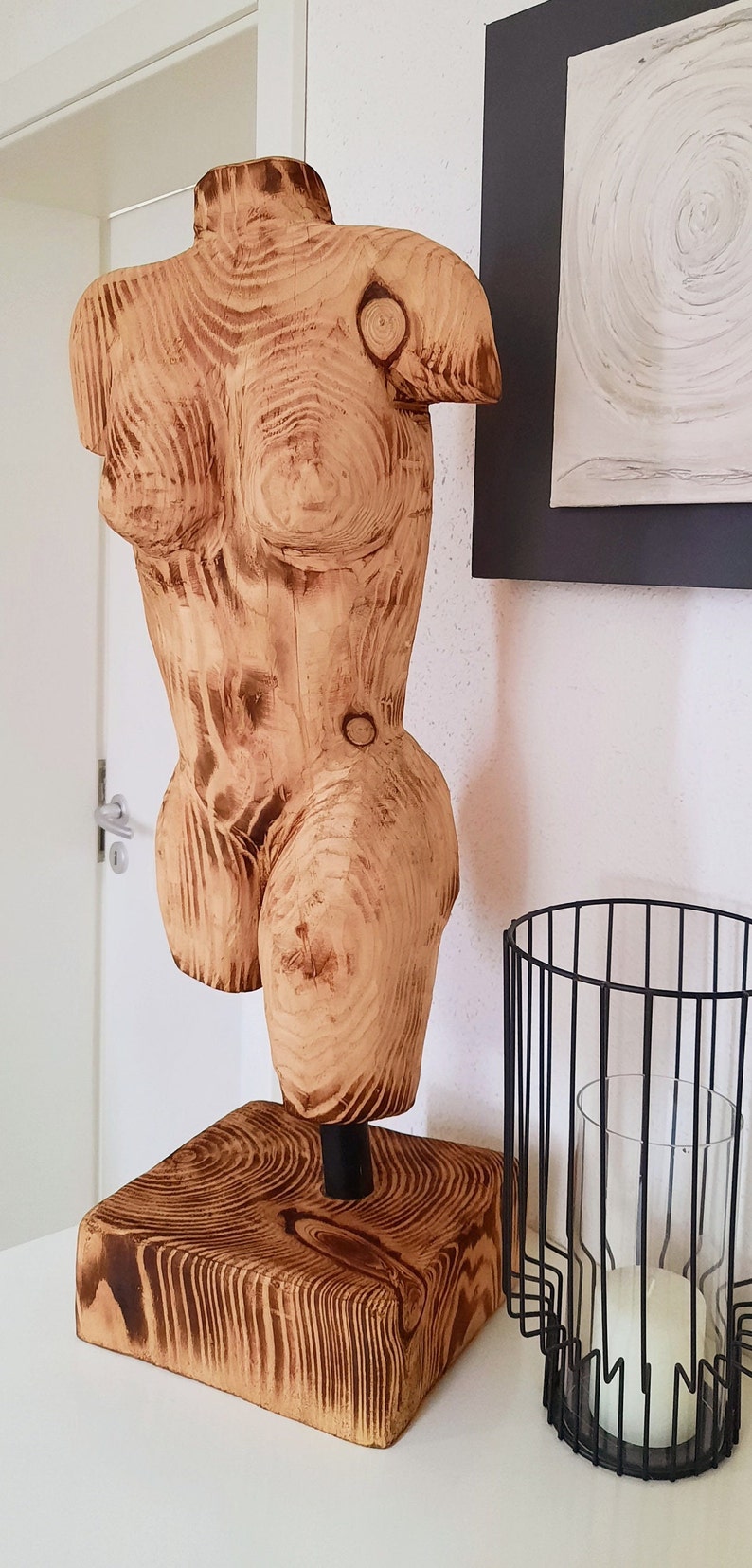 Holzskulptur Kettensägenschnitzereien Handgemacht Bild 1