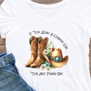 Chica campestre png, Vaquera png, Diseño western png, Diseño de botas de vaquera, Frase divertida, Diseño de camiseta de chica campestre, Diseños de regalos para baile en línea