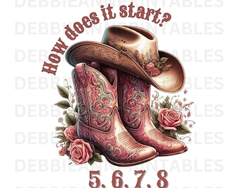 Line Dancing png, Disegni per amanti della Line Dance, Come inizia, 5,6,7,8 png, Country Line Dance png, Country Girl png, Western Design png