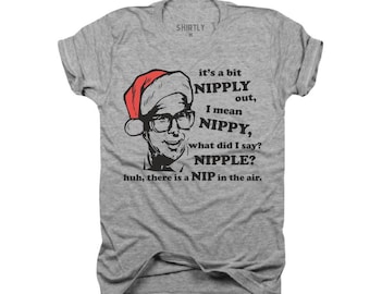 Funny Christmas T-Shirt: 'Nipply Out' - Clark Griswold Style, Christmas family vacation, Christmas movie shirt