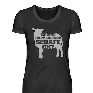 Schapen Schapen Binnenlandse Schapen Schapen Boer Schapenboerderij Ik hou gewoon van schapen, oké? - Damesoverhemd