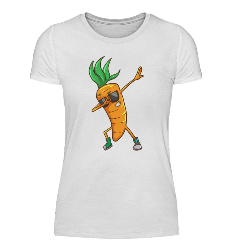 Lustige Karotte Shirt Karotten Gemüse Vegan Veganer Möhre Mohrrübe Damenshirt Bild 9