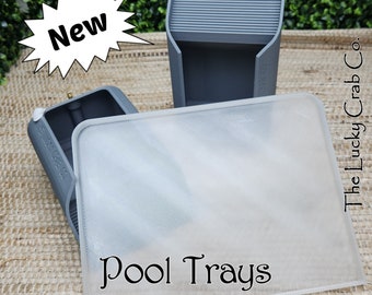 Hermit Crab Pool Tray 3D Printed Transparent Safety Tray