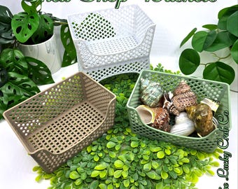 3D Printed Hermit Crab Shell Basket: Shell Shop Organizer