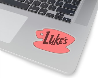Luke's Diner Sign - Pink Sticker - Gilmore Girls