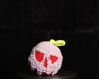 Poison Apple-haak-Glow in the Dark-Amigurumi-pluche-speelgoed-Spooky-Halloween