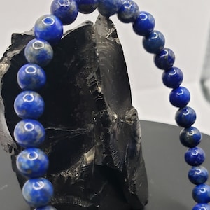 Sodalite Stretch Bracelet, 6mm, Boho Chic Style