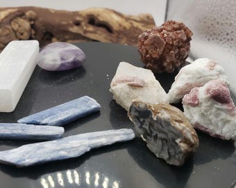 Small Beginner Crystal Starter Bag Sacred Space Home Décor Item Thoughtful Gift Just Because Zen Seeker Meditation Energy Healing