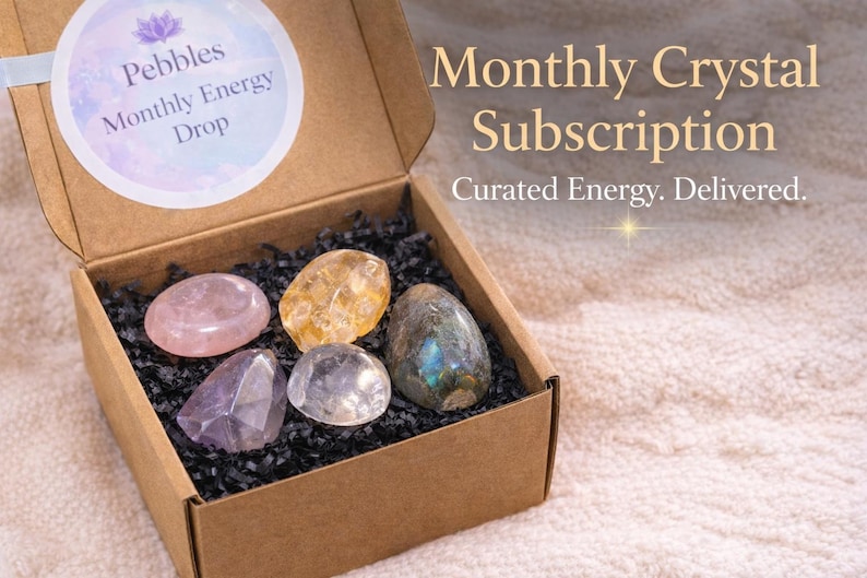 Monthly Crystal Subscription Box (prepaid) | Crystal of the Month ...