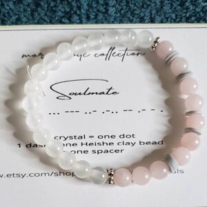 Morse Code Bracelet Hidden Message Distance Bracelet Gift for Him Discreet Bracelet Birthday Anniversary  Support