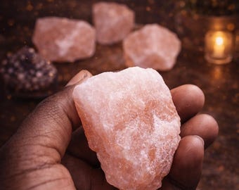 Natural Pink Himalayan Salt Crystal: Self Love, Healing Stone