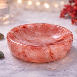 Hematoid Quartz Mini Ritual Bowl Grounded Clarity • Focused Manifestation • Amplified Intention