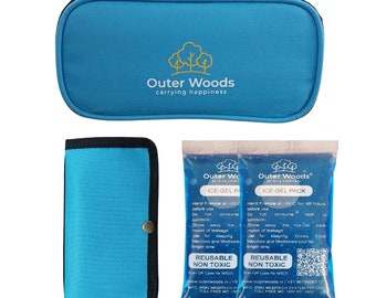 Outer Woods Insulated Insulin Cooler Travel Pouch | Insulin Cooler Carry Bag | Keep Insulin Coo for 6 to 8 Hours | Insulin Pen Cooler Pouch