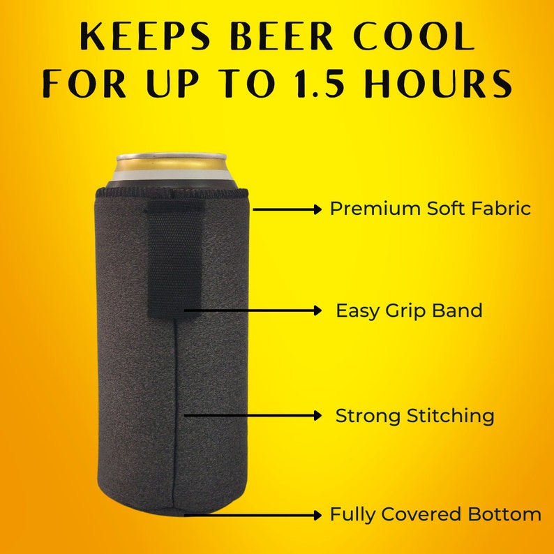 Beer Cooler Sleeve Can Cooler Koozie Cooling Sleeves Can Etsy