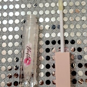 Lip Gloss Lipstick Iced Out #20 Clear Lip Color. Last for Hours - Organic + Cruelty-Free