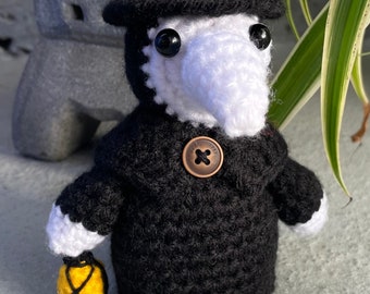Le docteur de la peste - Patron PDF Amigurumi (crochet)