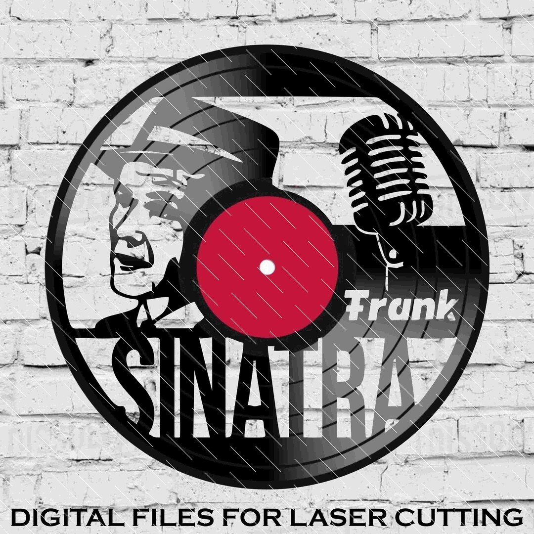 Frank Sinatra Laser Cut Vinyl LP Record Template FILES INCLUDED Psd, Ai, Jpg, Pdf & Svg Etsy
