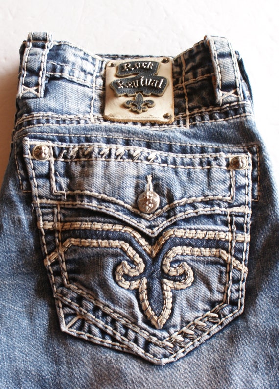 Rock Revival Designer Jeans for Men W32 