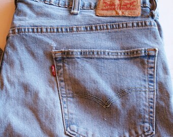 Levis 501 Jeans Dark Blue - W29 L30 – Rokit