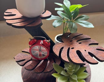 Indoor Plant Stand – Multi Tier, Riser, Candle & Decor Display - Pedestal