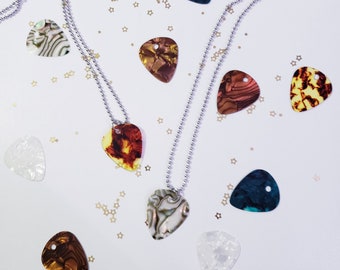 Collana multicolore Guitar Pick