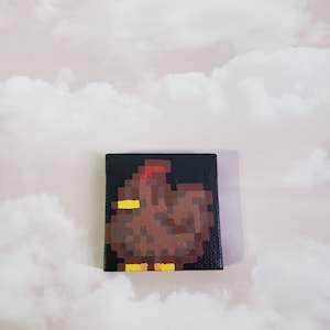 Stardew Valley Inspired Chicken Mini Painting