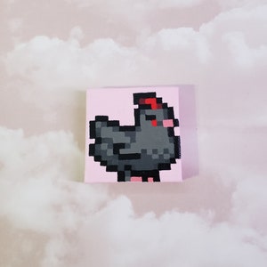 Stardew Valley Inspired Void Chicken Mini Painting