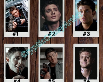 Dean Winchester / Jensen Ackles / Sam Winchester / Jared Padalecki / Castiel / Misha Collin - inspirierte Mini-Fotodrucke