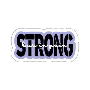 Sticker STRONG but in pain sticker