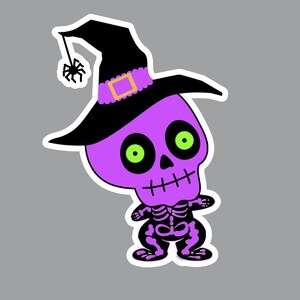 Sticker Wicked-Skully