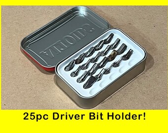 Altoid Tin 1/4" Driver Bit Holder