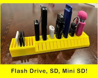 USB Flash Drive, SD, Micro SD, Desk Organizer!