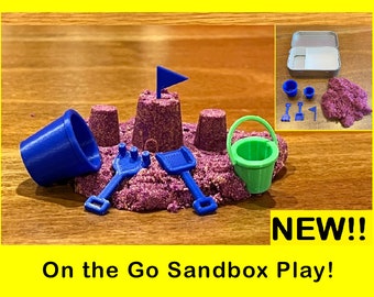 Altoid Tin Travel Sandbox for kids! Restaurant fidget