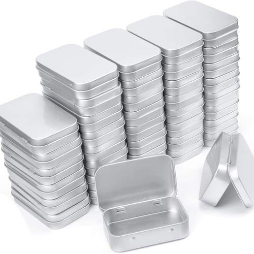 3 Pack Metal Tins Blank Altoid Tins Hinged Lid Tin Boxes - Etsy