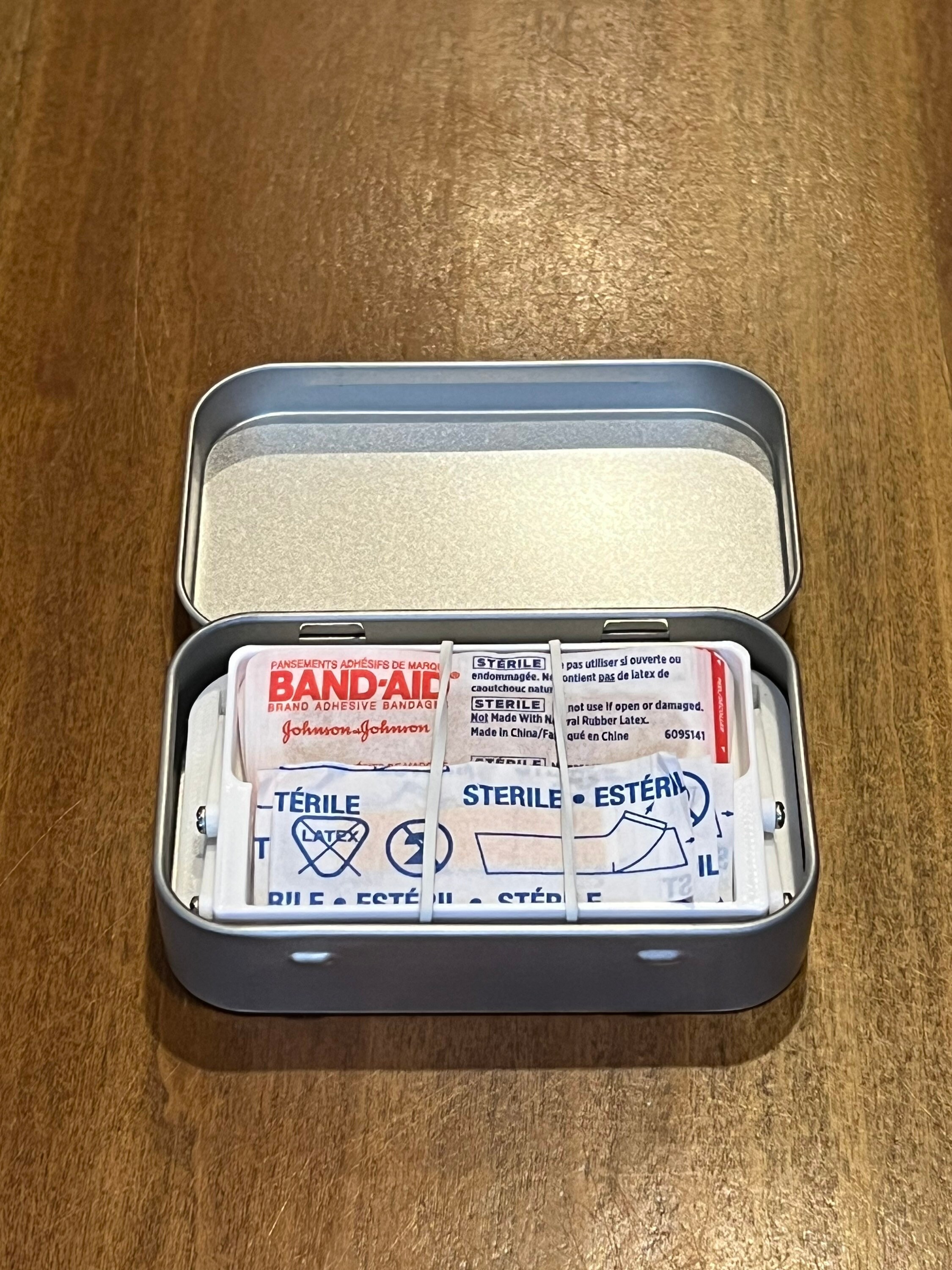 Recycled Altoids Tin First Aid Kit