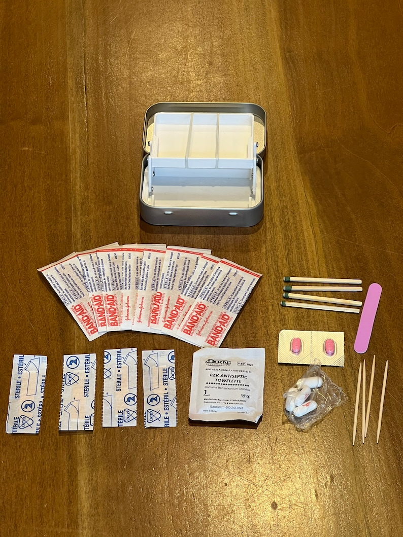 Altoid Tin First Aid Kit Etsy