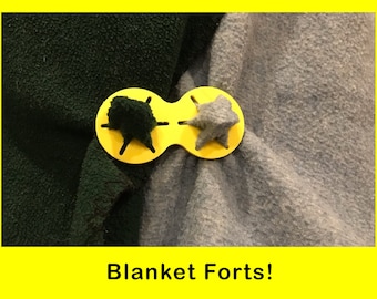 The Fort Clip, 2 pack (Blanket Fort)
