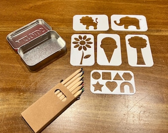 Altoid Tin traveling Coloring Set