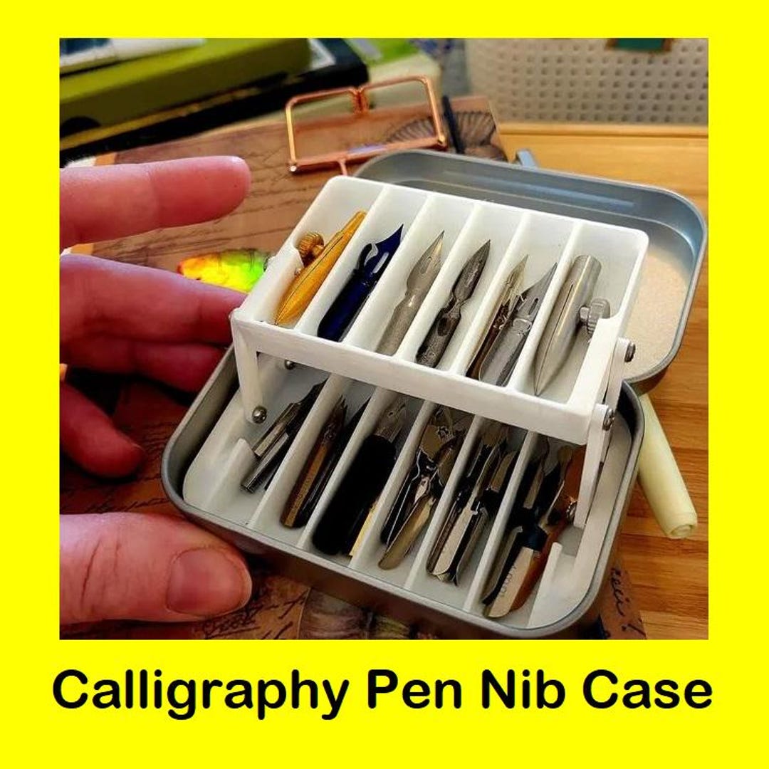Altoid Tin Tackle Box! Calligraphy Pen Nib Case - Etsy